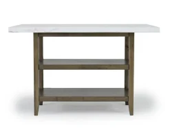 Brighton Counter Height Dining Table & 6 Stools In Gray
