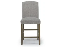 Brighton Counter Height Dining Table & 6 Stools In Gray