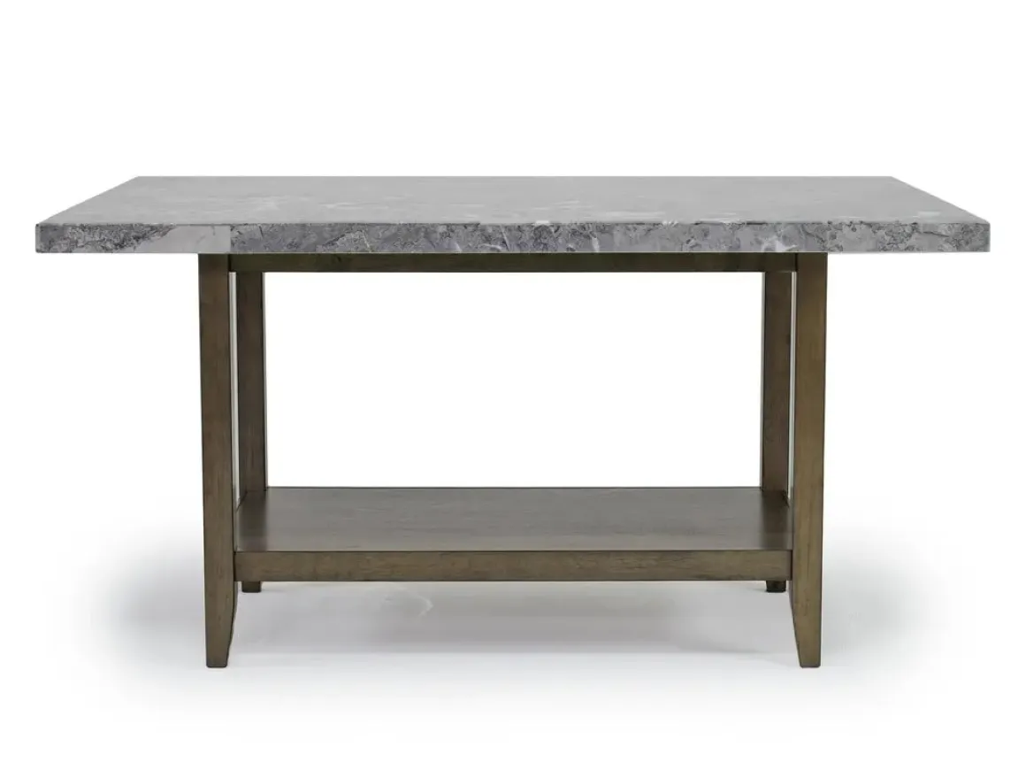 Brighton Dining Table & 4 Chairs In Gray