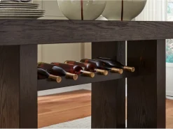 Burkhaus Counter Height Dining Table In Dark Brown
