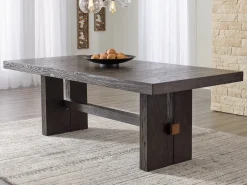 Burkhaus Extendable Dining Table, 6 Chairs & 2 Arm Chairs In Biege/Dark Brown
