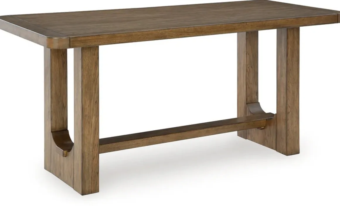 Cabalynn Counter Height Dining Table In Light Brown