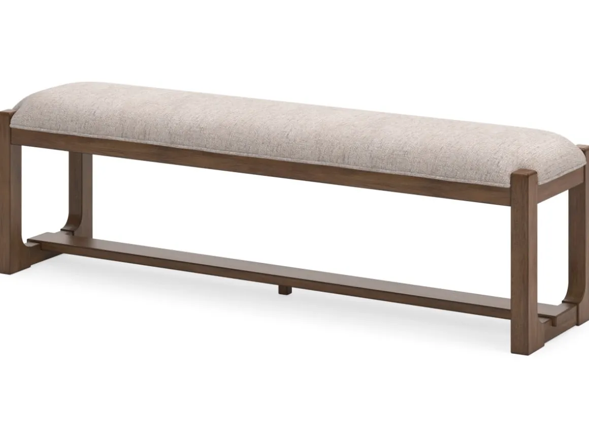Cabalynn Dining Bench In Oatmeal/Light Brown