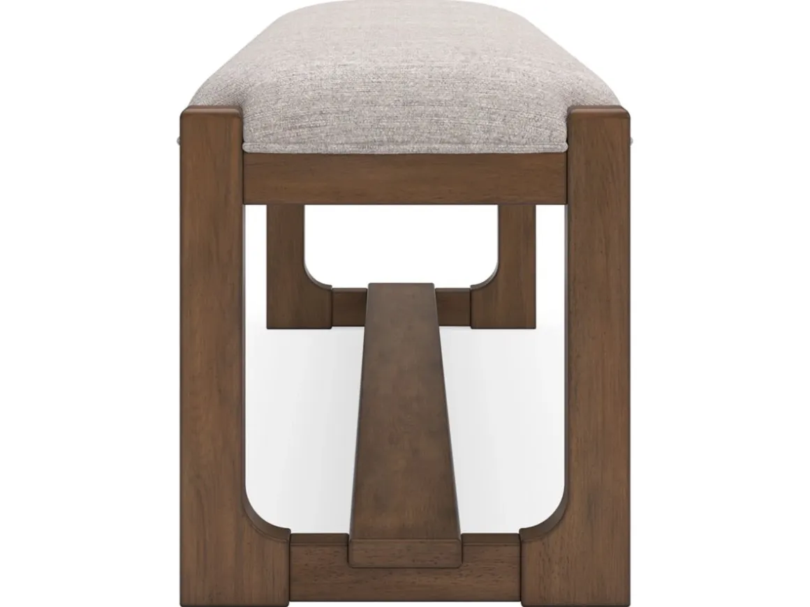 Cabalynn Dining Bench In Oatmeal/Light Brown