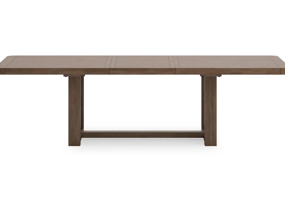 Cabalynn Extendable Dining Table & 6 Chairs In Light Brown