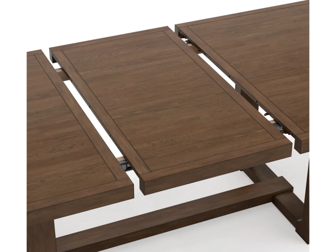Cabalynn Extendable Dining Table & 6 Chairs In Light Brown