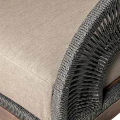 Capri Outdoor Counter Height Stool In Taupe