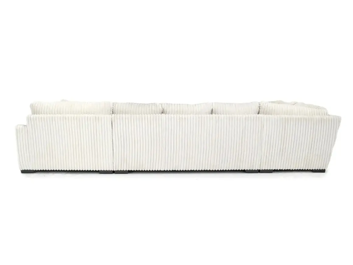 Casper 4 Piece Xl Sofa Chaise Sectional In Pony Slate, Left Facing
