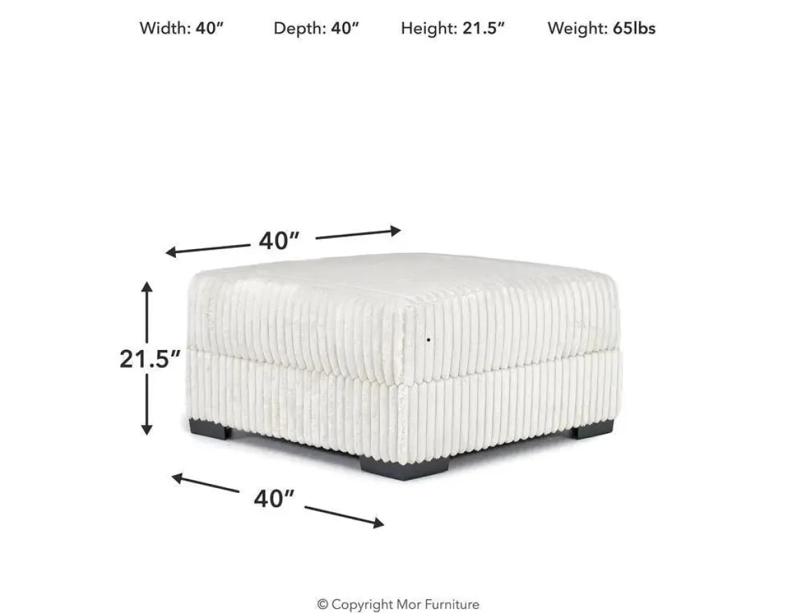Casper Storage Ottoman In Pony Slate