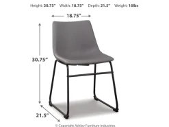 Centiar Side Chair In Black