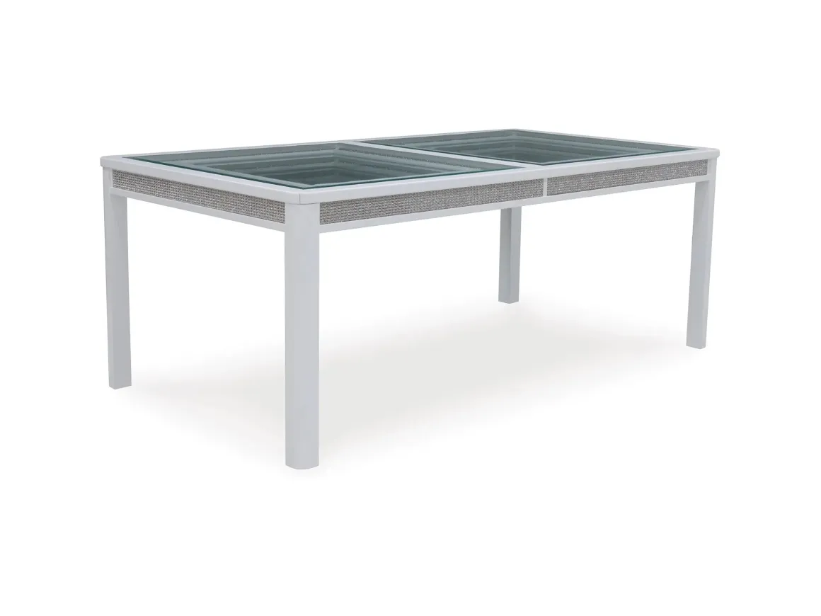 Chalanna Dining Table & 4 Chairs In White