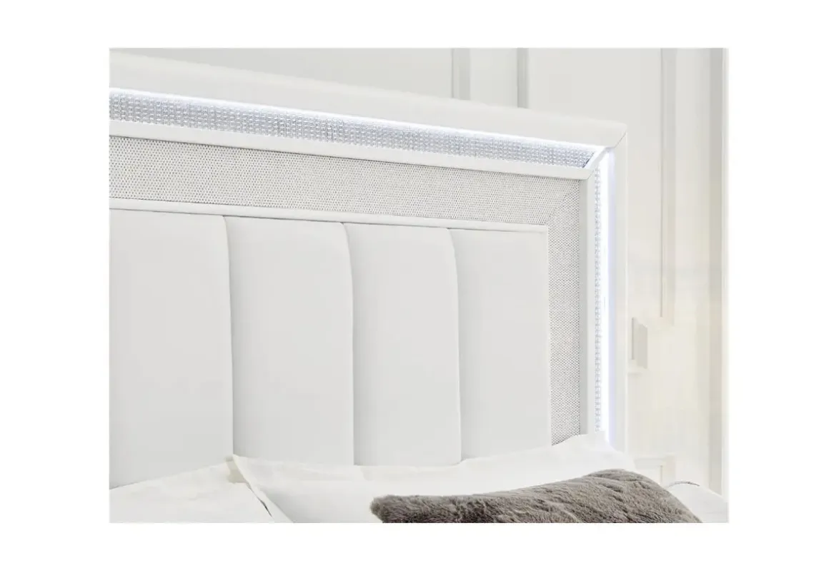 Chalanna Storage Bed In White, Queen