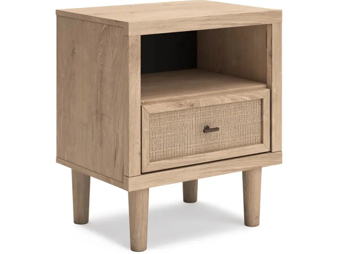 Cielden Nightstand In Tan