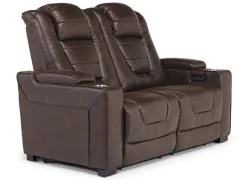 Cody 2 Power Loveseat In Walnut
