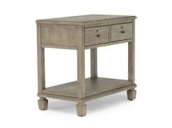 Country Side 4 Drawer Nightstand In Brown