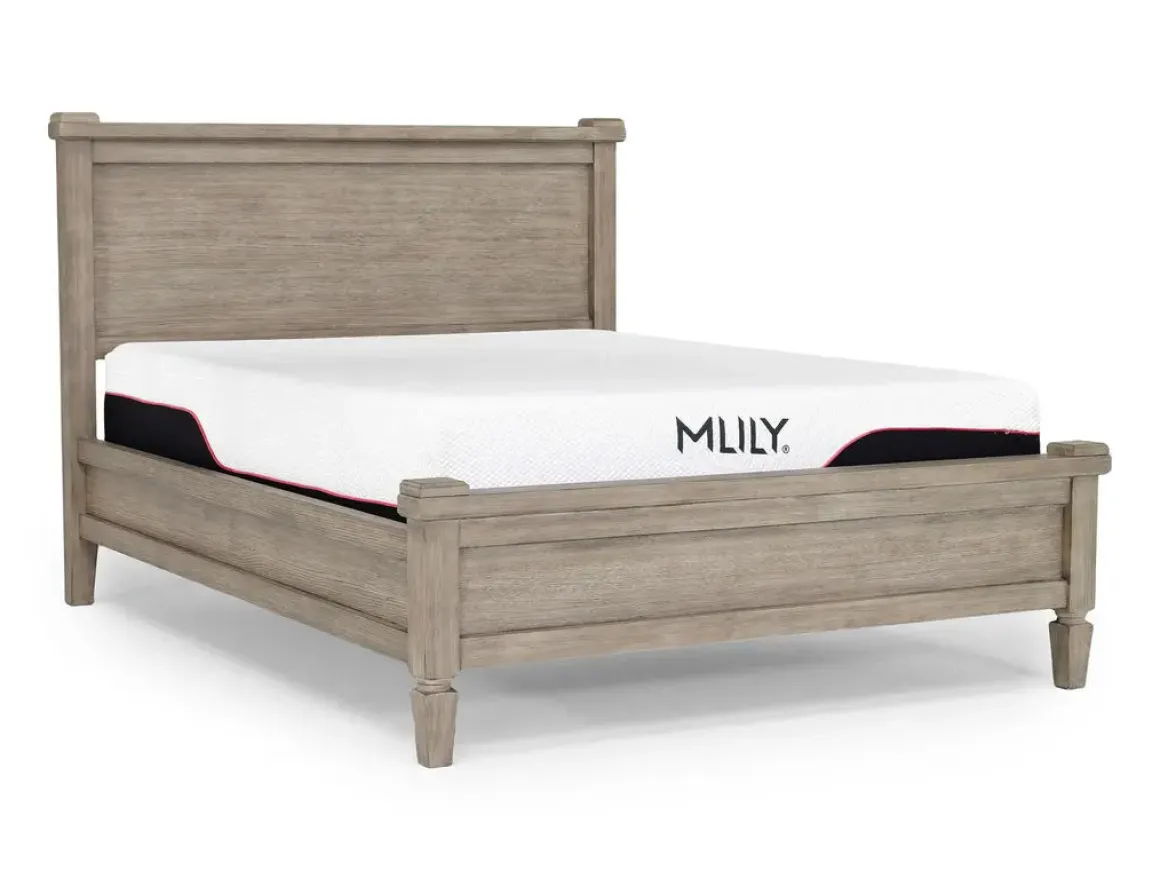 Country Side Canopy Bed In Brown, Queen