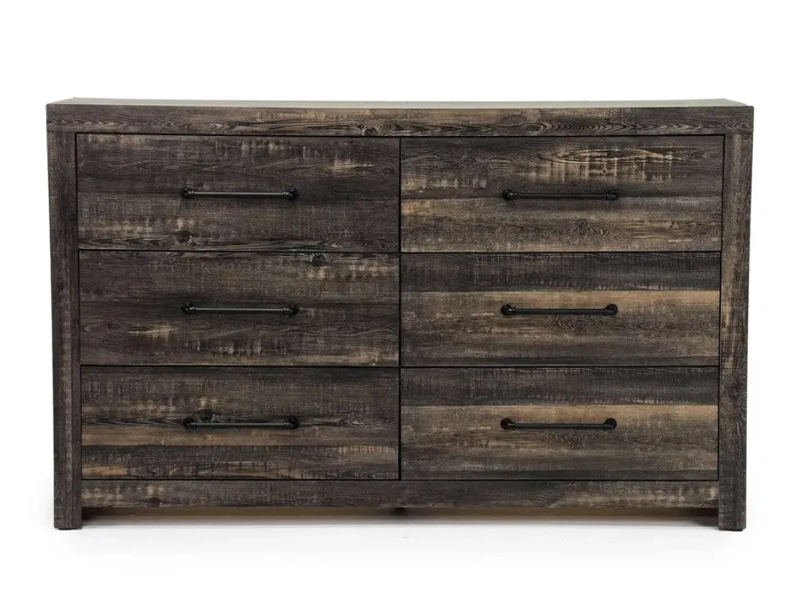 Dallas Dresser In Brown Butcher Block