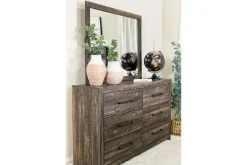 Dallas Dresser In Brown Butcher Block