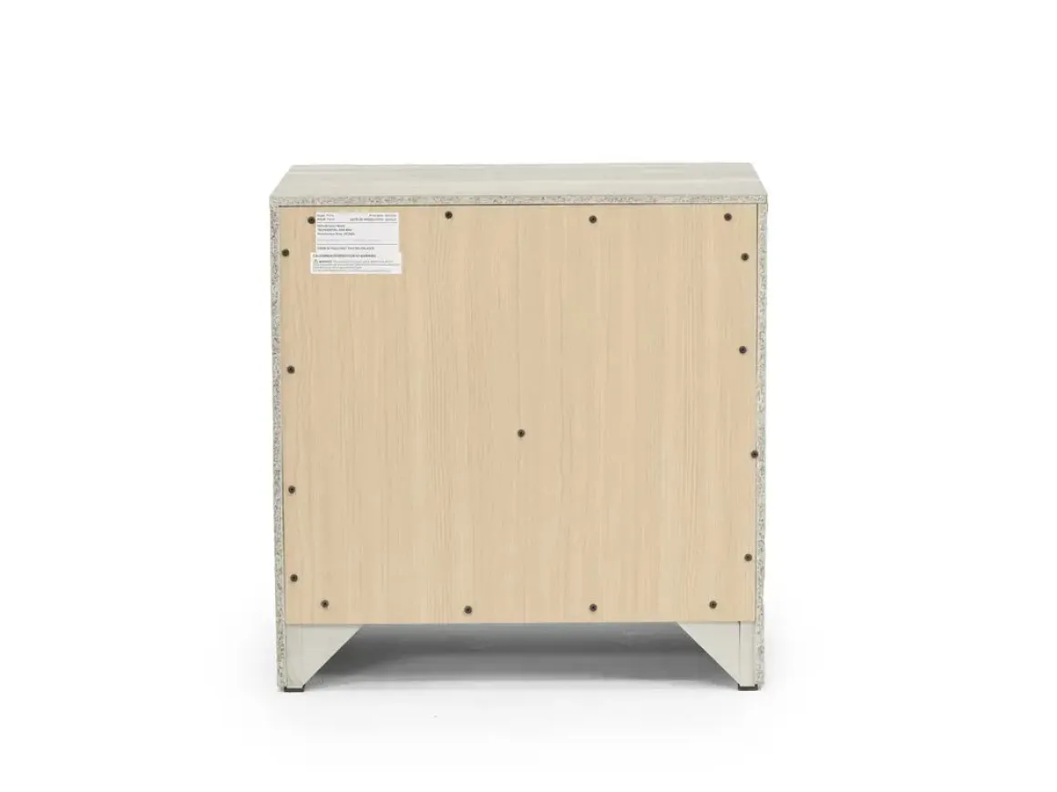 Dallas Nightstand In Brown Butcher Block