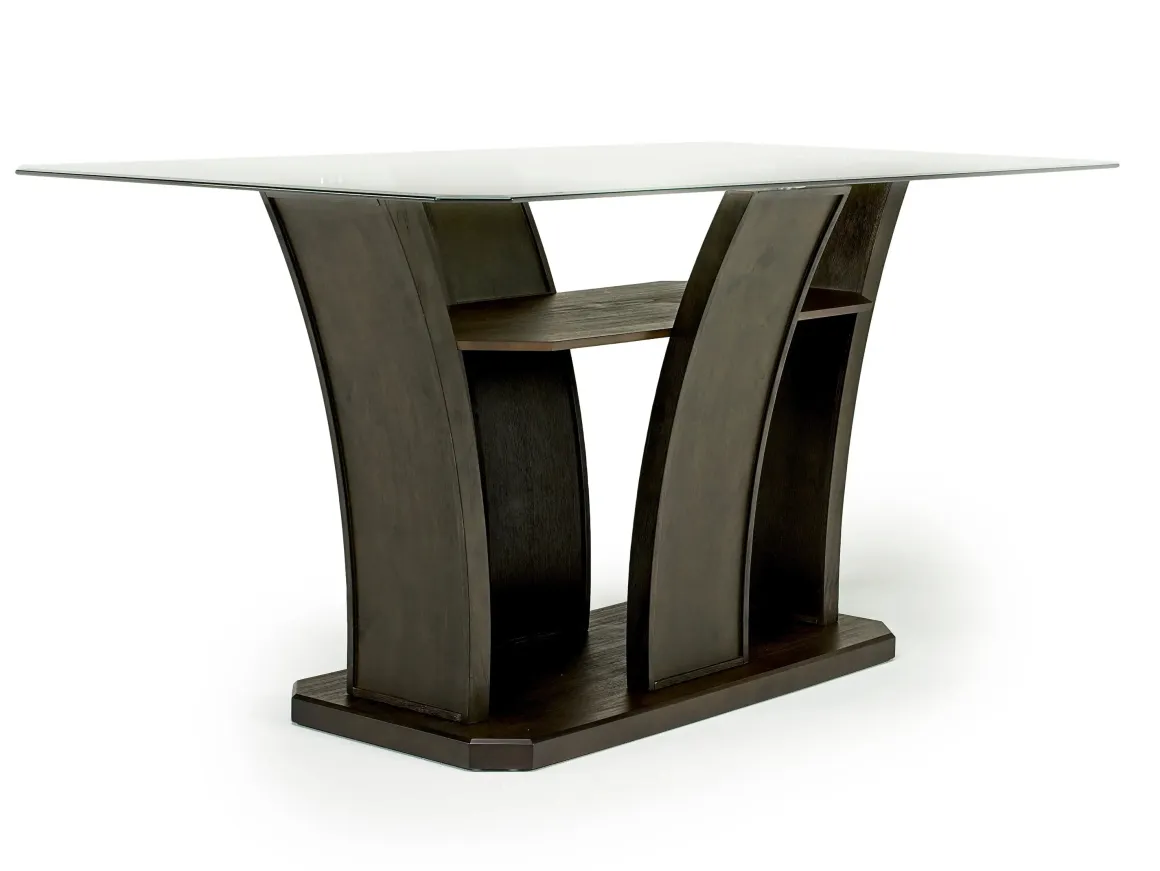 Dapper Counter Height Dining Table In Brown