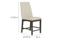 Dapper Counter Height Stool In Brown