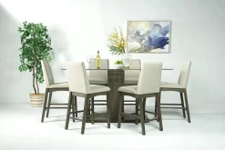 Dapper Counter Height Stool In Brown