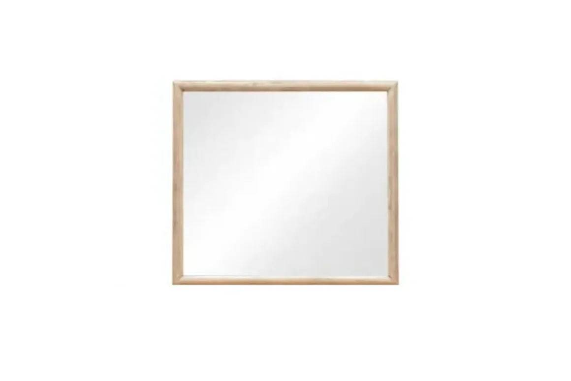 Dorsey Panel Bed, Dresser, Mirror & 2 Drawer Nightstand In Granola, Queen