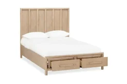 Dorsey Panel Bed In Granola, Queen
