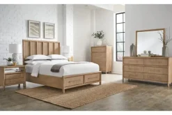 Dorsey Panel Bed In Granola, Queen