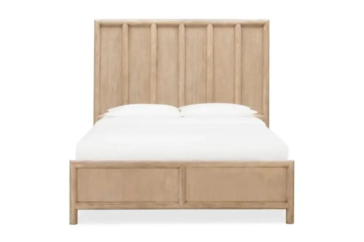 Dorsey Panel Bed In Granola, Queen