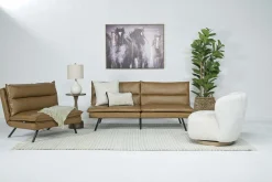 Dune Sofa & Chair In Brown