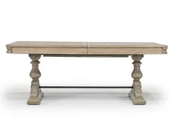 Durango Dining Table, 6 Chairs & 2 Arm Chairs In Fawn