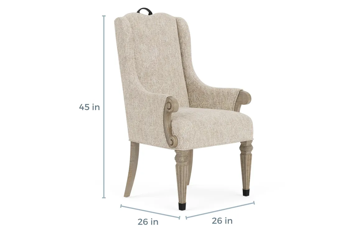 Durango Dining Table, 6 Chairs & 2 Arm Chairs In Fawn