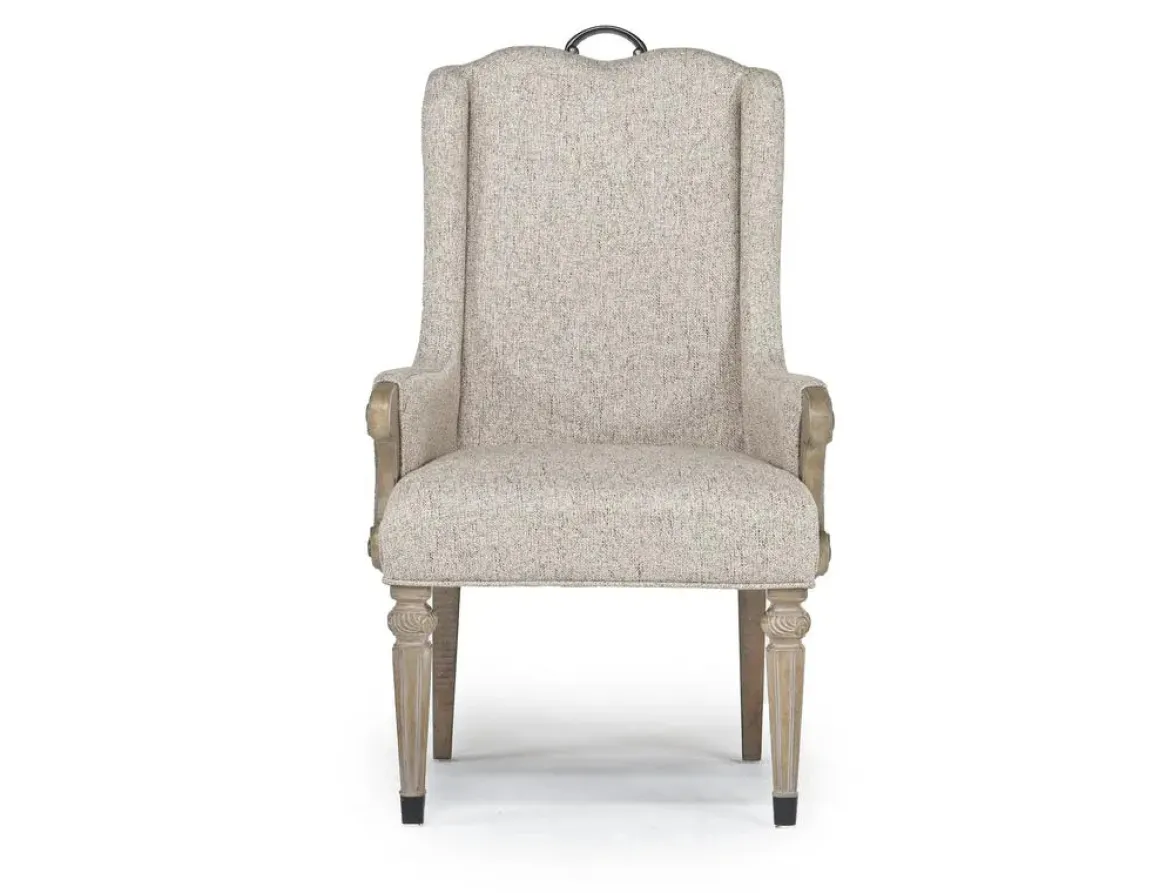 Durango Dining Table, 4 Side Chairs & 2 Arm Chairs In Fawn