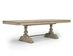 Durango Dining Table, 4 Side Chairs & 2 Arm Chairs In Fawn
