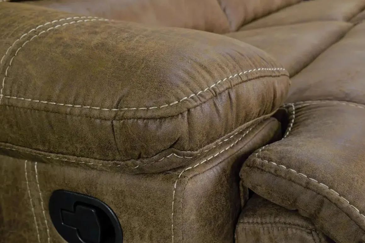 Dusty 6 Piece Reclining Sectional In Bonanza Silt