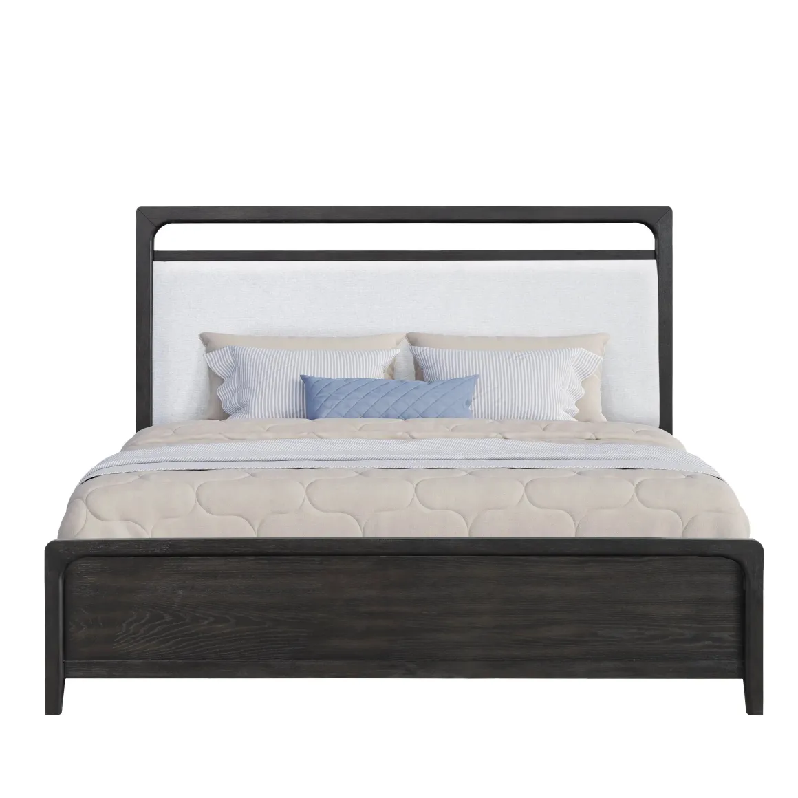Easton Upholstered Bed In Natural, Ca King