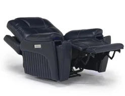 Echo 3 Power Recliner In Rainier Storm Leather
