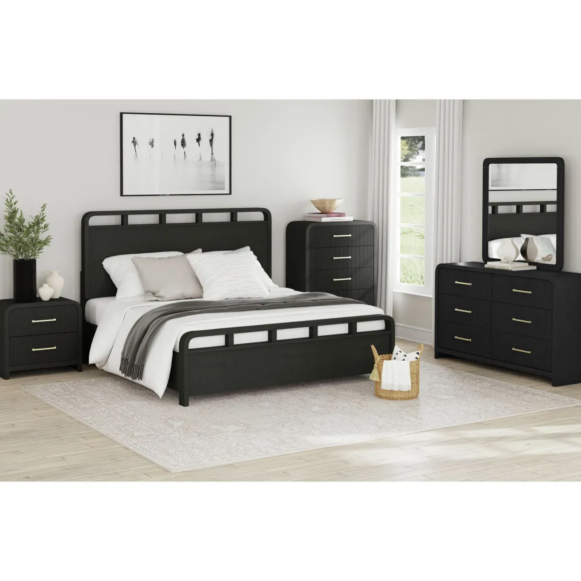 Emberly Dresser In Black