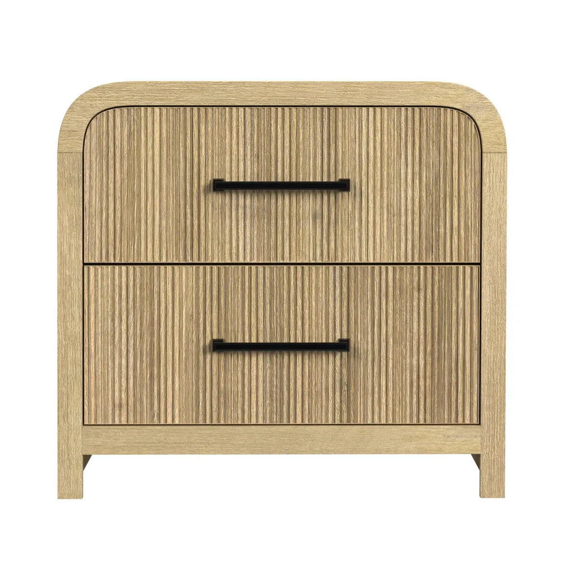 Emberly Panel Bed, Dresser, Mirror & Nightstand In Black, Twin