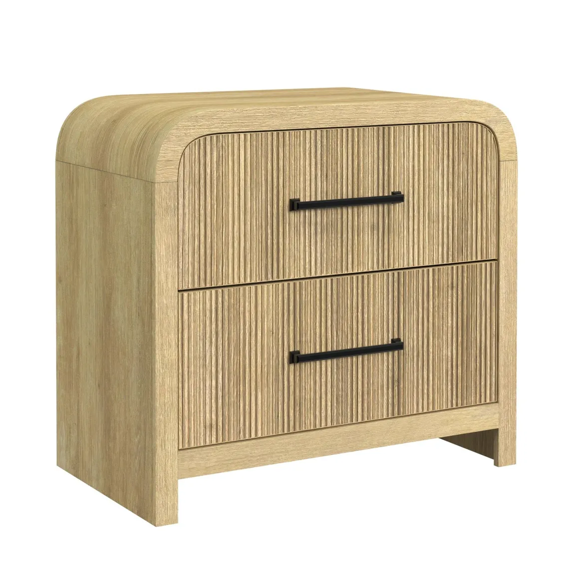 Emberly Panel Bed, Dresser, Mirror & Nightstand In Black, Twin