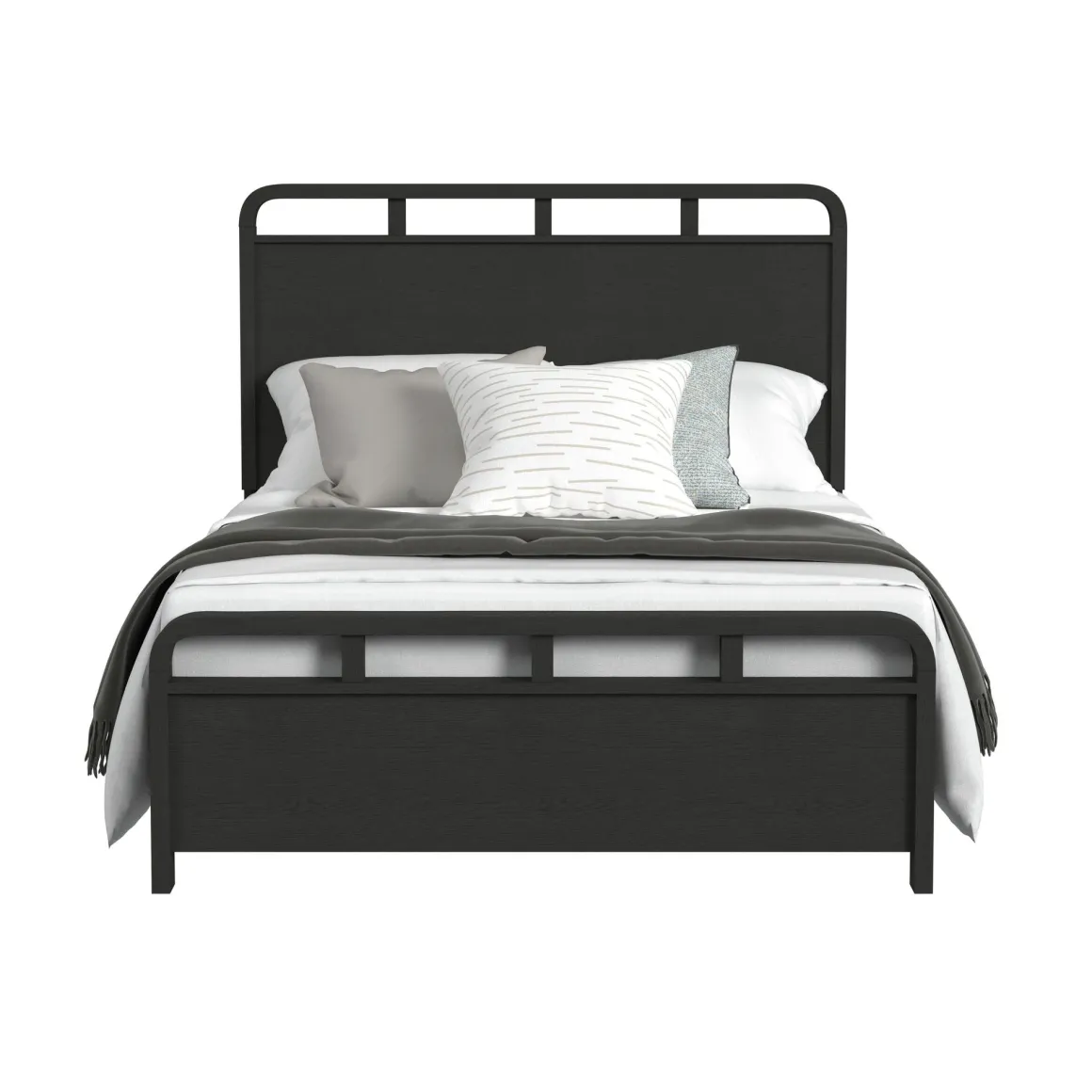 Emberly Panel Bed In Natural, Twin