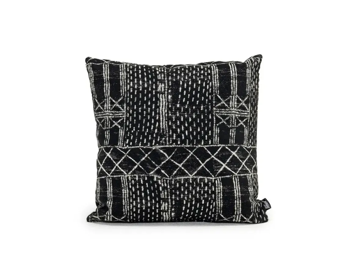 Emmy Accent Pillow In Brown Leather
