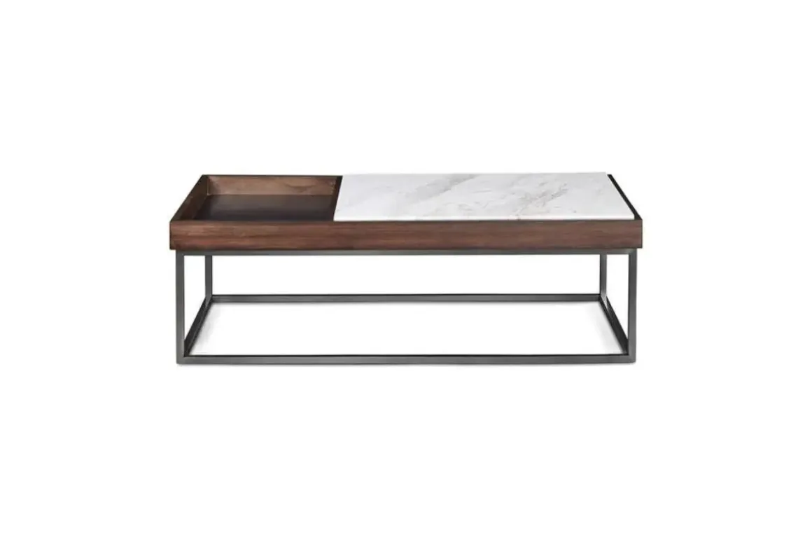 Ennis Coffee Table In Brown Sable