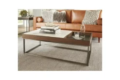Ennis Coffee Table In Brown Sable