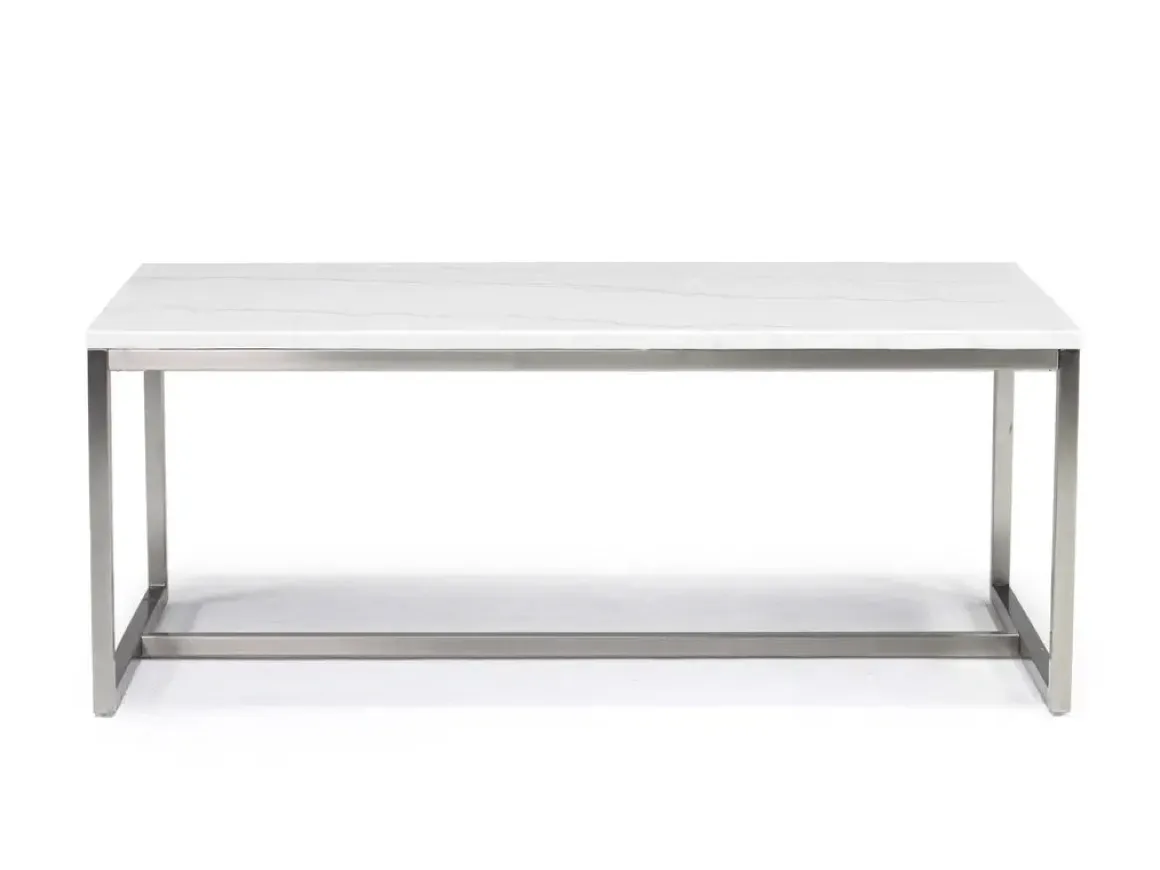 Esme Round Coffee Table In Snowfall