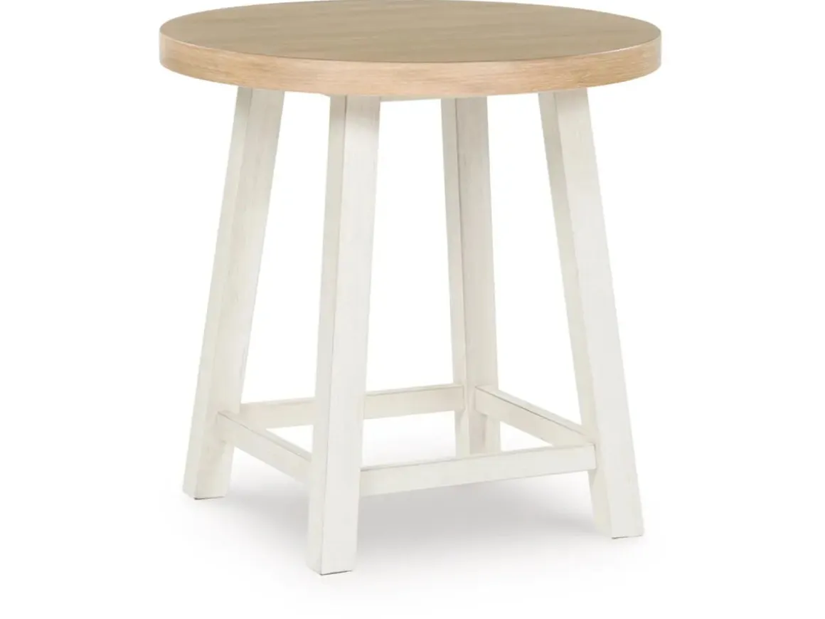 Fawndell Coffee Table & 2 End Tables In Antique White/Brown