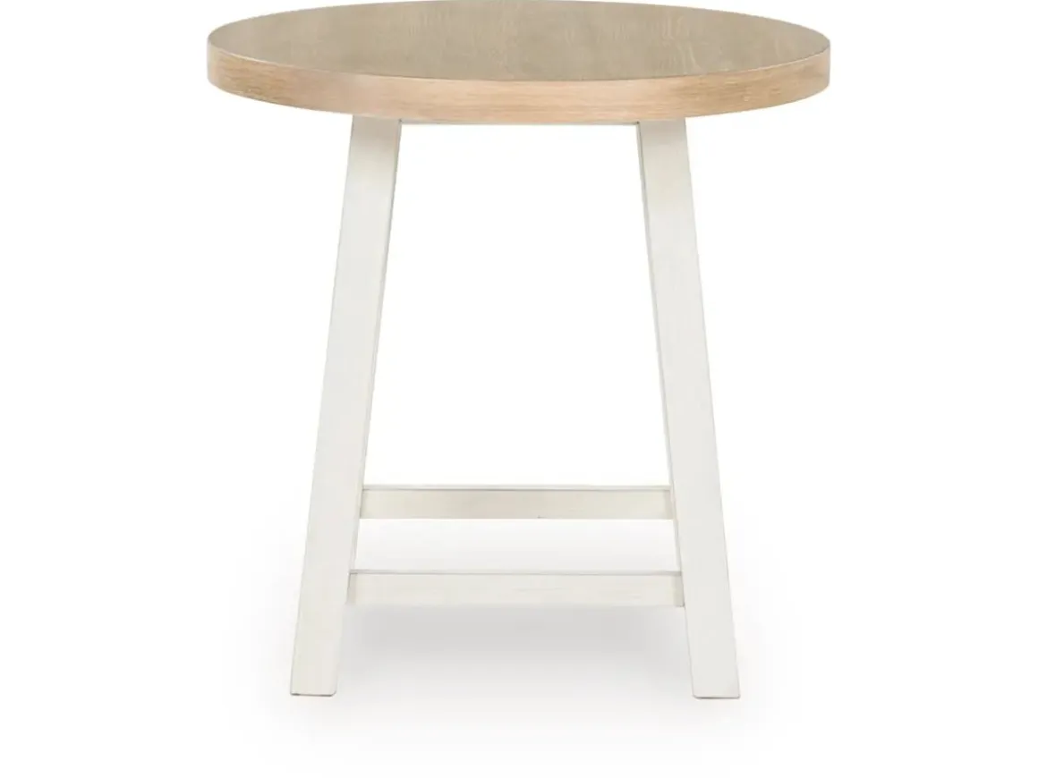 Fawndell Coffee Table & 2 End Tables In Antique White/Brown