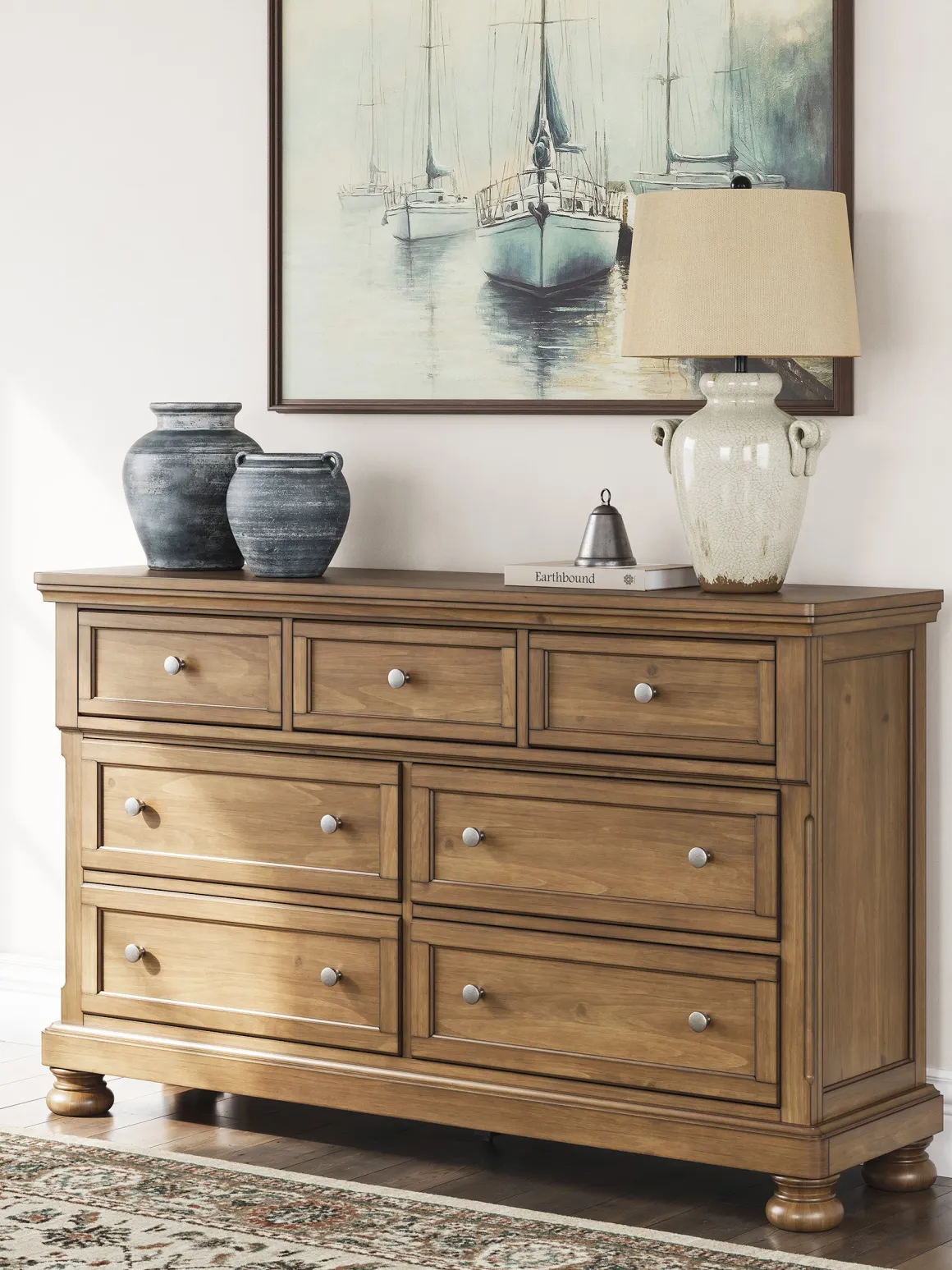 Feddinger Dresser In Medium Brown