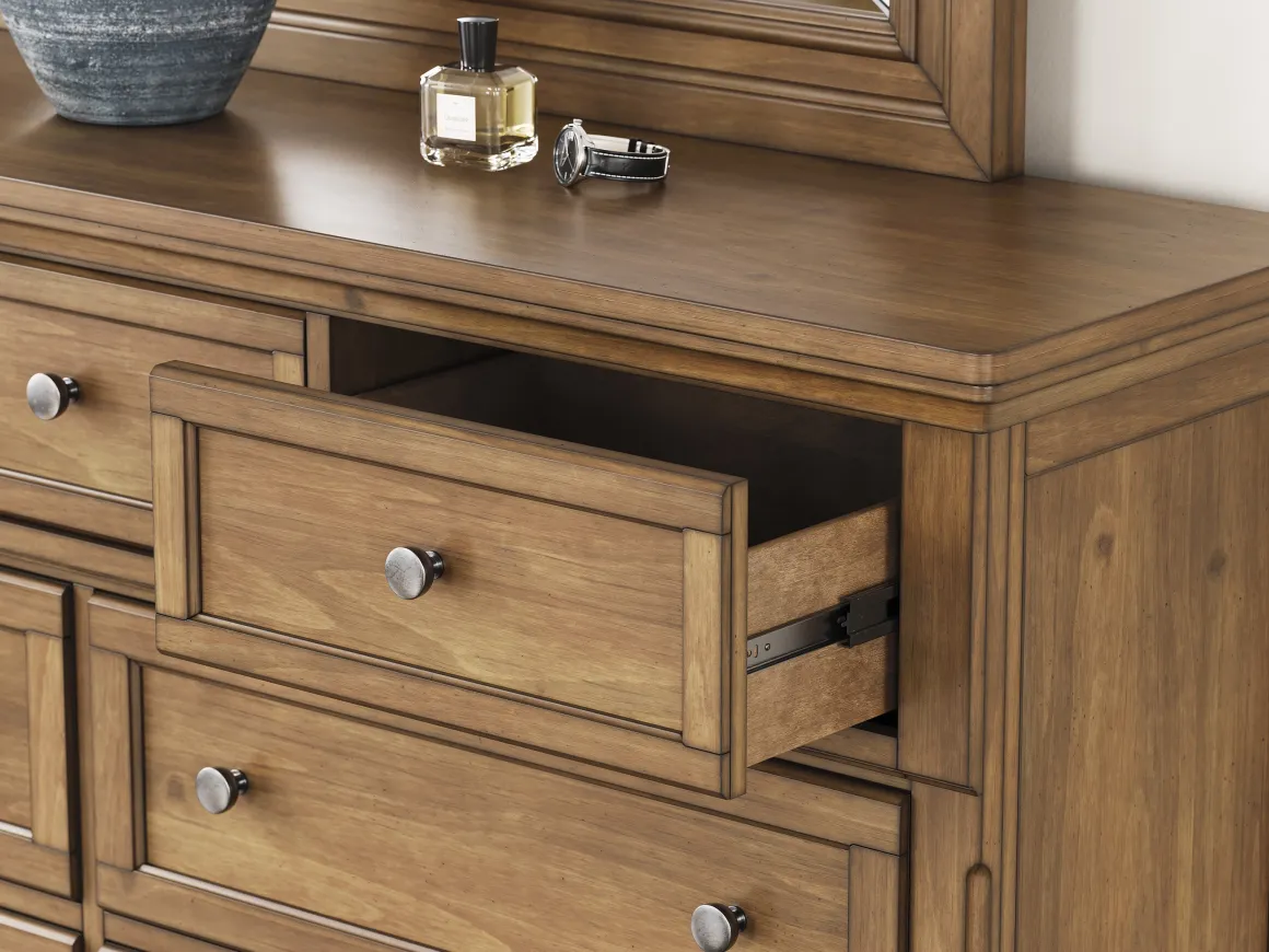 Feddinger Dresser In Medium Brown